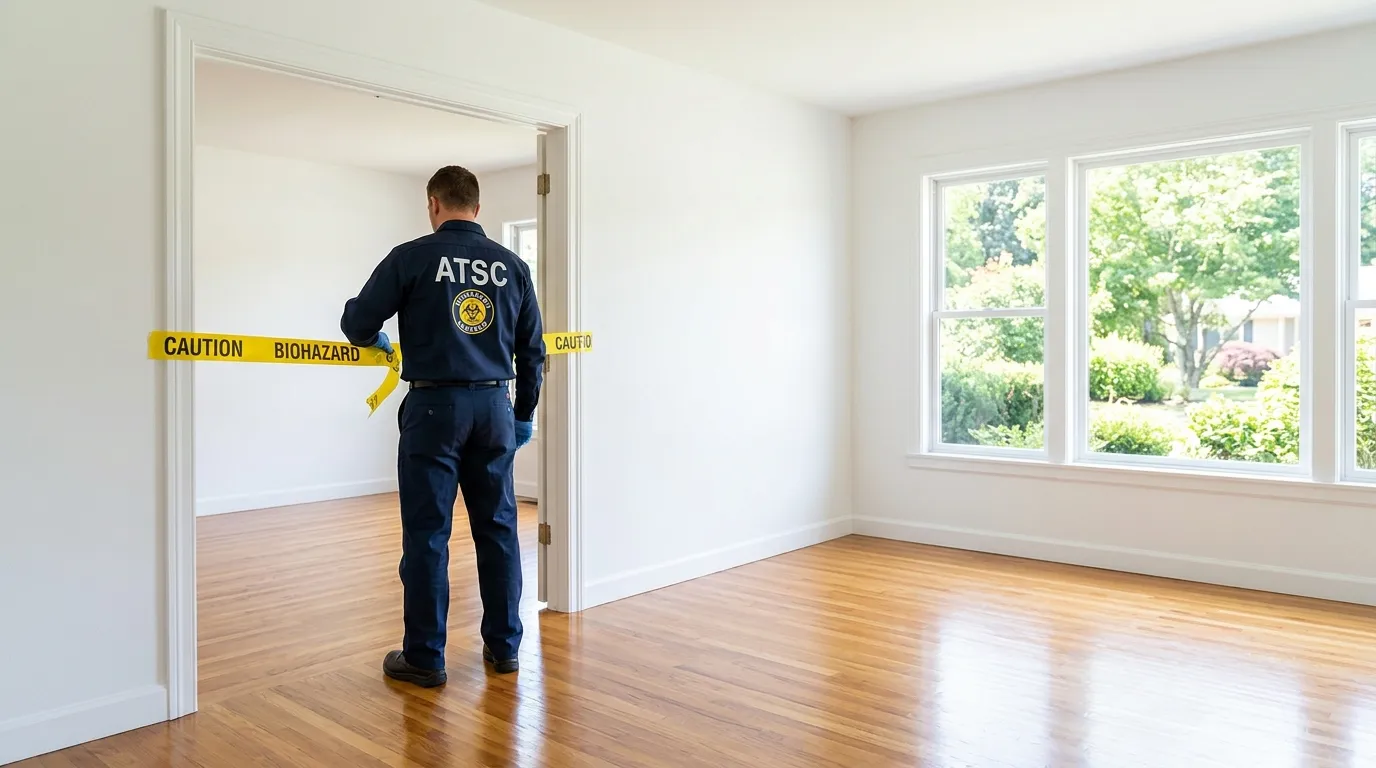 Certified biohazard cleanup crew performing Crime Scene Cleanup in Pearl City